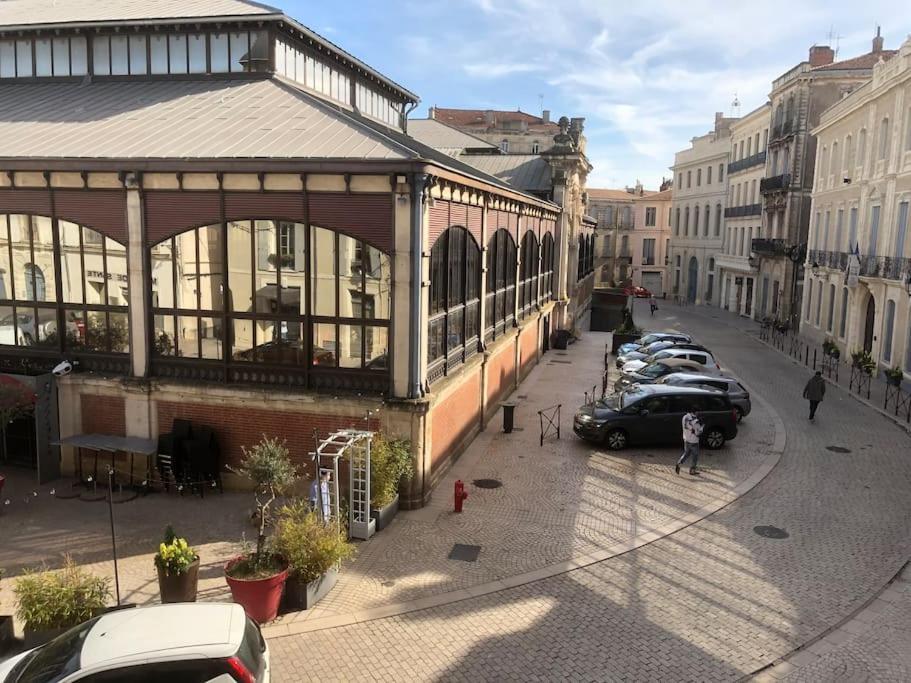 Vue Sur La Place Des Halles, Art Apparts Béziers Exterior foto